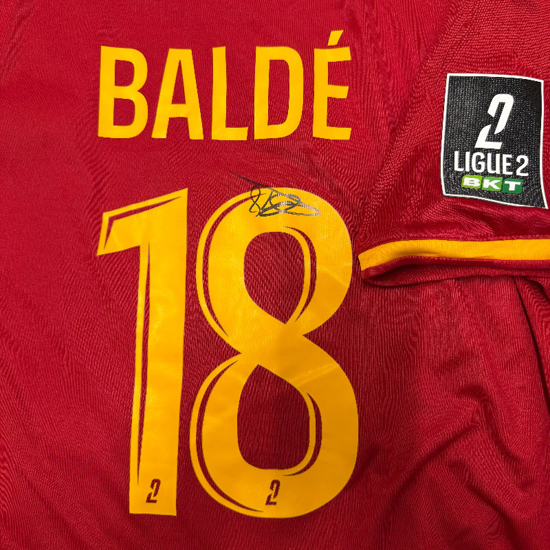 Maillot porté et signé - BALDÉ #18 (buteur RAFxCAEN)