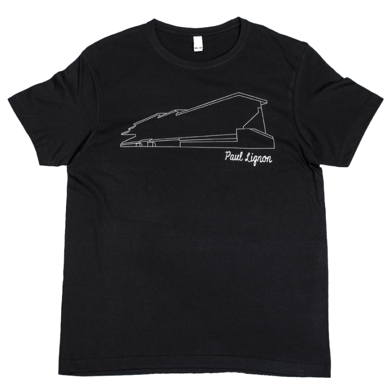 T-shirt noir Paul Lignon