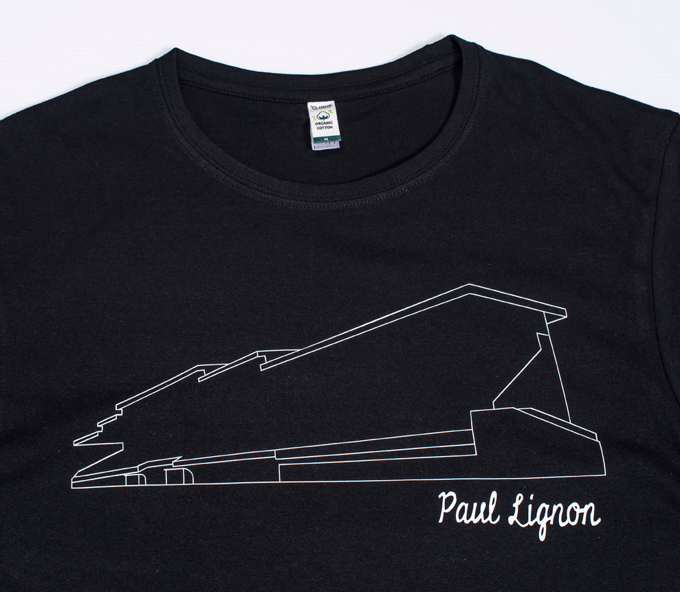 T-shirt noir Paul Lignon