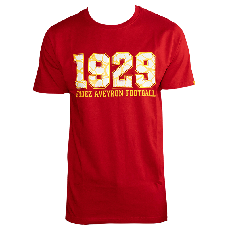 T-shirt "1929" – Rouge