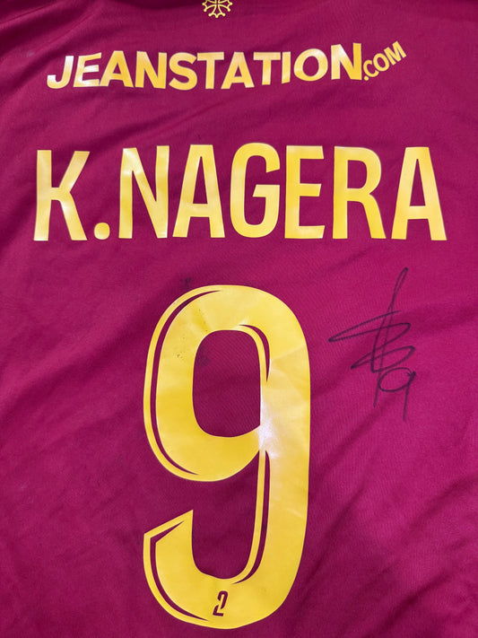 Maillot porté et signé - NAGERA #9 (buteur RAFxLAVAL)