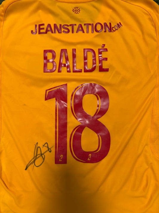 Maillot porté et signé - BALDÉ #18 (buteur BASTIAxRAF)
