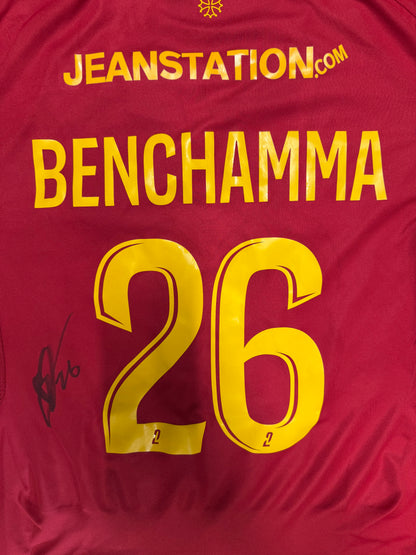 Maillot porté et signé - BENCHAMMA #26 (buteur RAFxMHSC)