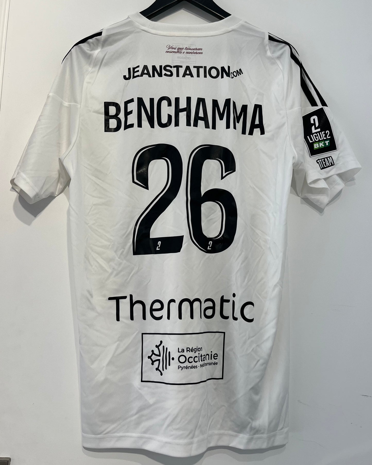 Maillot collector "Le Vallon" porté - BENCHAMMA #26
