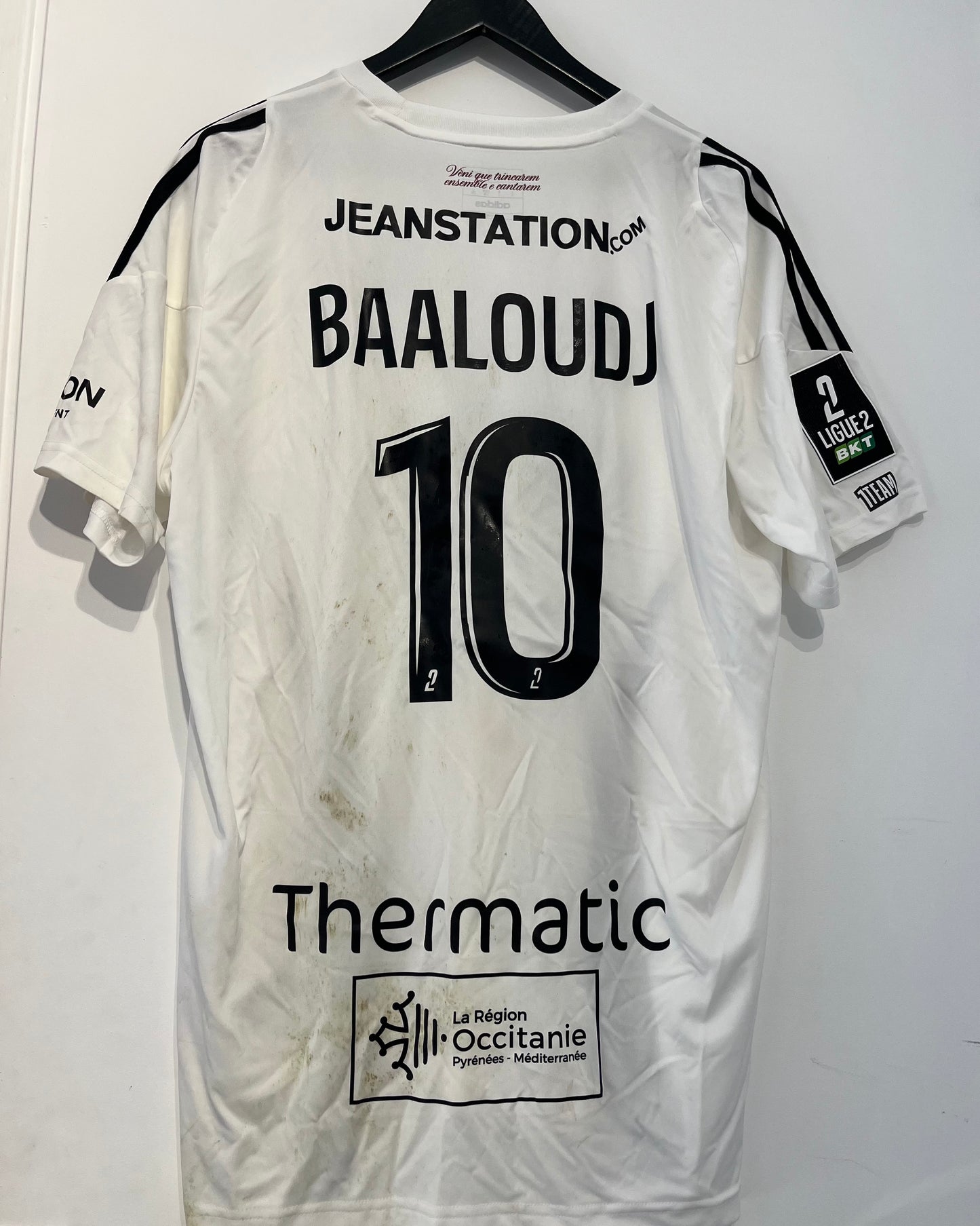 Maillot collector "Le Vallon" porté - BAALOUDJ #10