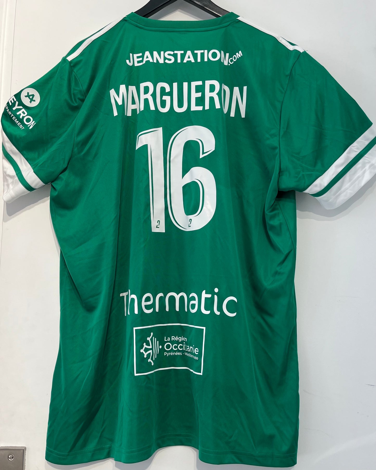 Maillot collector "Le Vallon" préparé match - MARGUERON #16