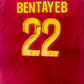 Maillot porté - BENTAYEB #22 (buteur lors de la victoire RAFxPAU)