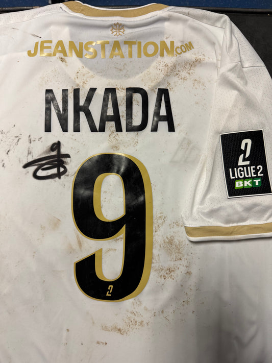 Maillot porté et signé - NKADA (buteur de MARTIGUES x RAF)